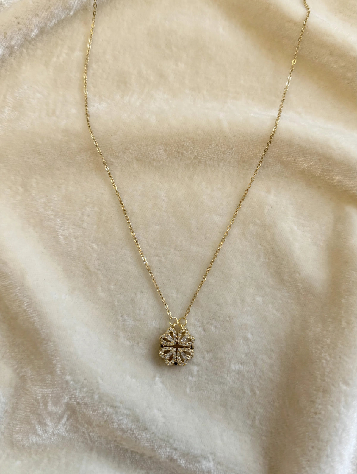 Gouden Hartjes Bar Ketting
