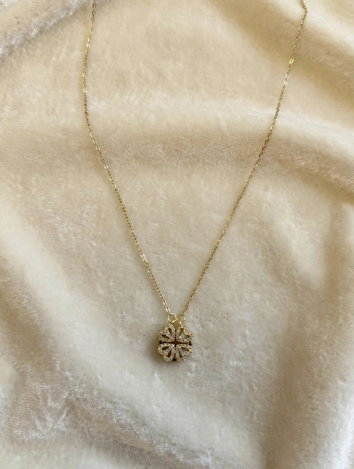 Gouden Hartjes Bar Ketting